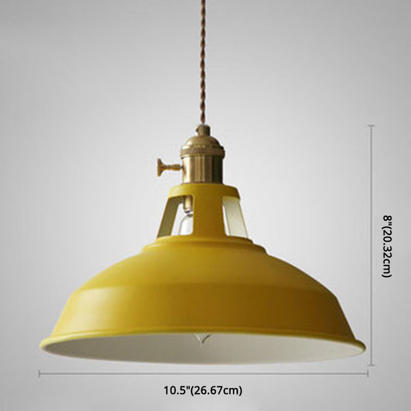 Suspension Industrielle Rétro en Métal 1 Lampe – Parfaite pour Restaurant