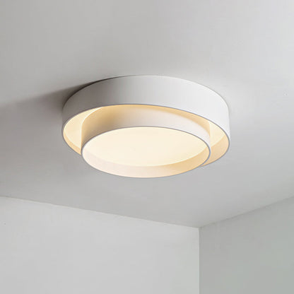 Lampe Plafonnier Métal Blanc | Style Nordique LED - Éclairage Moderne pour Chambre