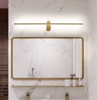 Applique Murale Moderne, Métal Noir/Or, LED