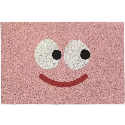 Paillasson Emoji Humeur, Antidérapant, 3 Tailles, Polyester