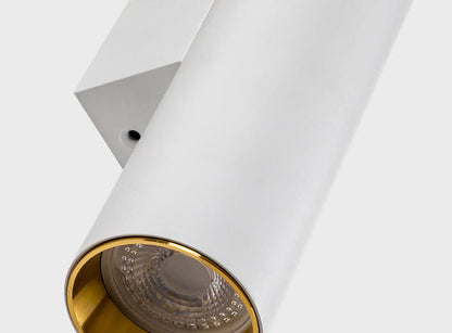 Applique Murale Cylindrique en Aluminium – Design Moderne à 2 Lumières