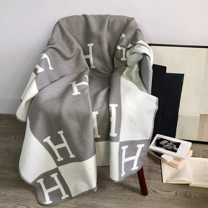 Plaid Luxueux Laine & Cachemire, 140 x 170 cm