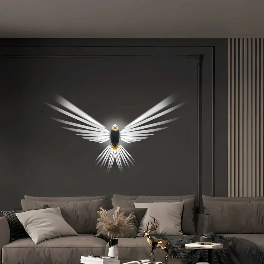 Applique Murale LED, Ailes Lumineuses, Animaux Design