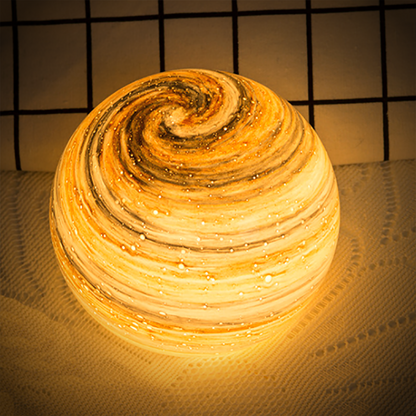 Glass Moon Lamp | Lampe en Verre Lune