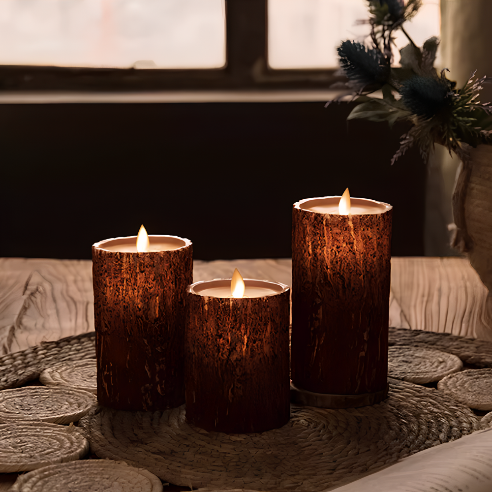 Flameless Block Candles - Bougies sans Flamme