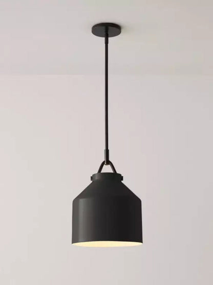 Suspension Nordique Métal Minimaliste Verre Dépoli