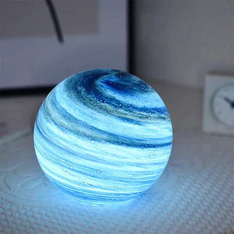 Glass Moon Lamp | Lampe en Verre Lune