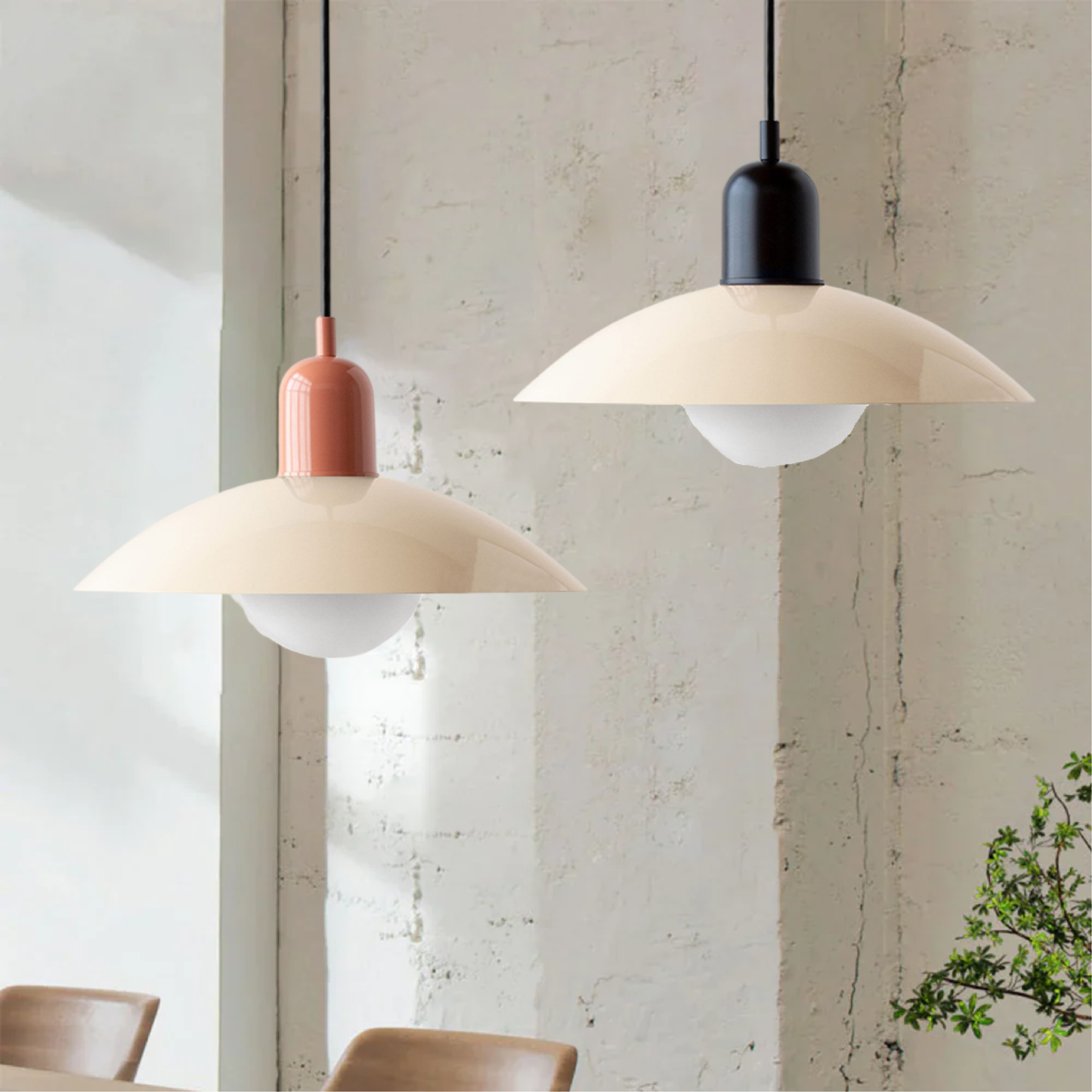 Lampe suspendue Macaron Bauhaus - Suspension Moderne et Colorée