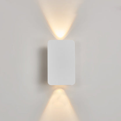 RectangularGlow – Applique Murale LED Postmoderne en Aluminium Doré pour Couloir ou Salon
