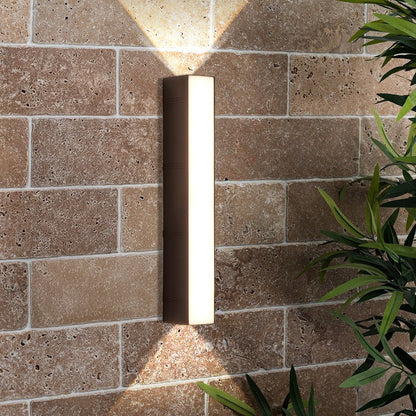 Applique Murale Extérieure LED Étanche Tube Long