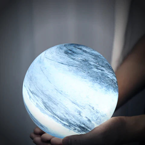 Glass Moon Lamp | Lampe en Verre Lune