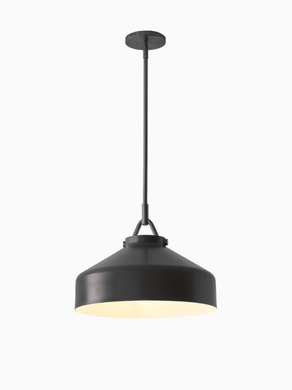 Suspension Nordique Métal Minimaliste Verre Dépoli