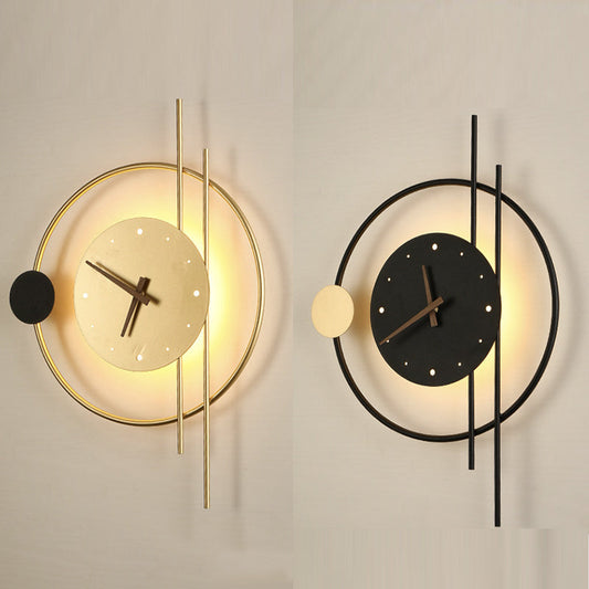 LumiClock – Horloge Murale LED Design pour une Décoration Moderne et Éclairage Ambiant