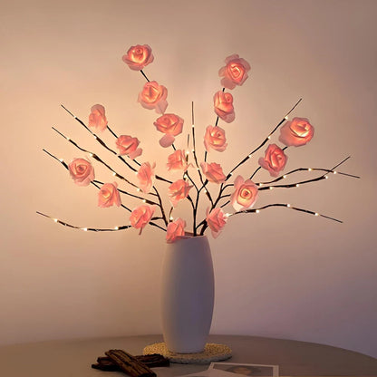 Branches Lumineuses LED, Décoratives, Fleurs & Feuilles