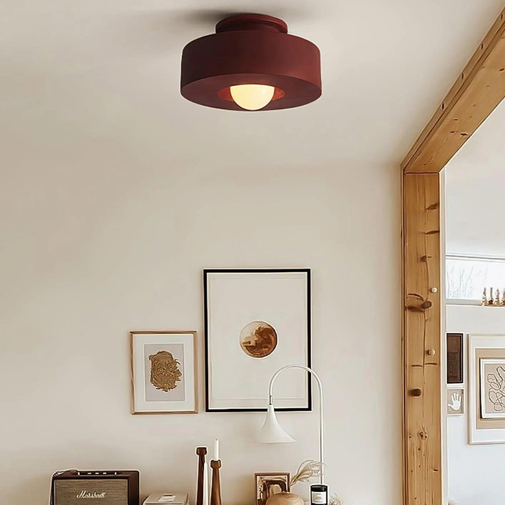 Plafonnier Cercle Lumineux – Élégance Intemporelle et Atmosphère Envoûtante