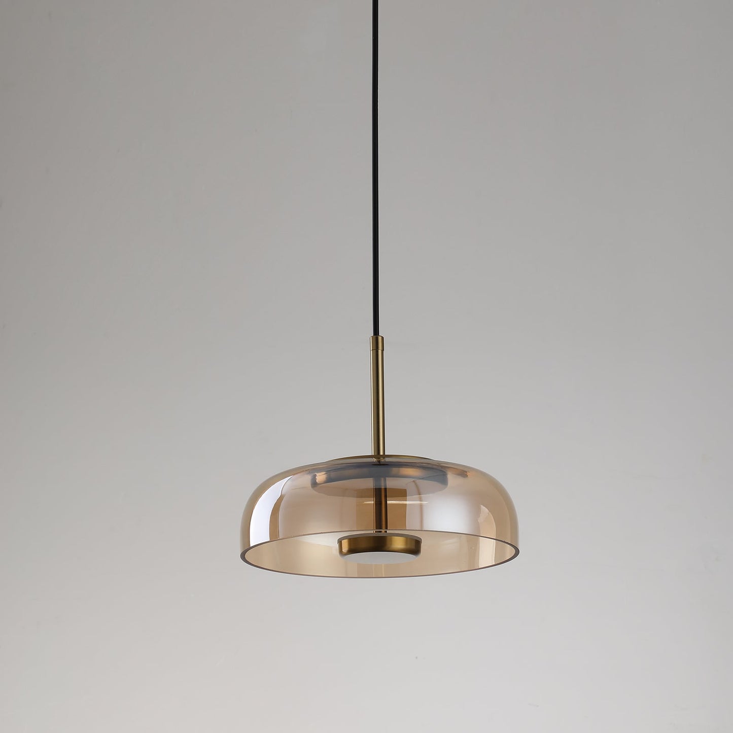 Suspension Luminaire CROP – Éclat rétro et verre coloré pour une touche artistique