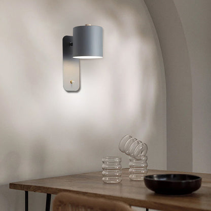 Applique Murale Cylindre Rotatif, LED, Métal