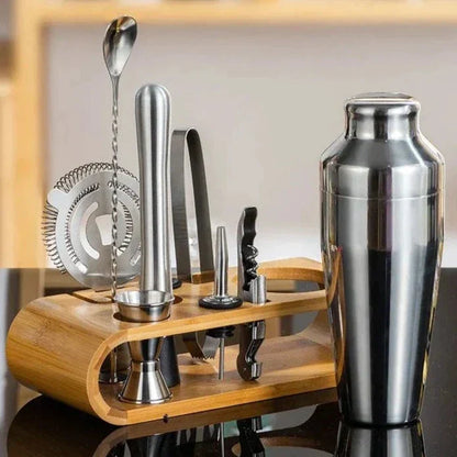 Ensemble de Cocktails Stirré Elite – Kit Bar Métallique de Luxe