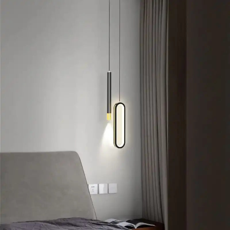 Lampe Suspendue LED Moderne avec Spot Pivotant