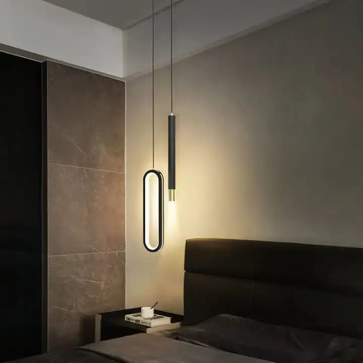 Lampe Suspendue LED Moderne avec Spot Pivotant