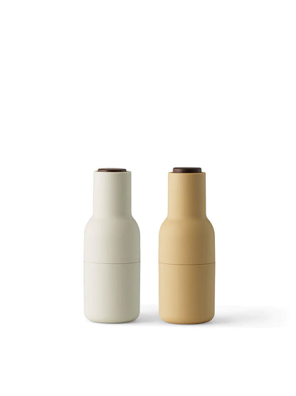 Moulin à Épices en Forme de Bouteille – Set de 2 pour Sel et Poivre avec Mécanisme Céramique