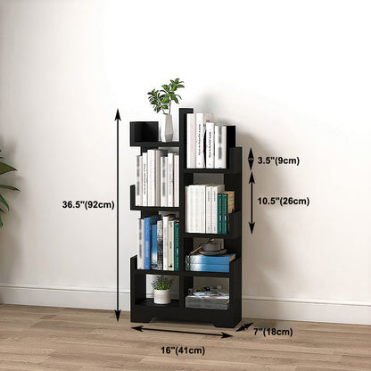 Étagère Géométrique Bois Scandinave Verticale