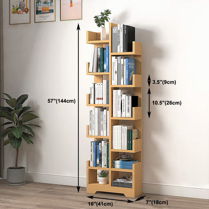 Étagère Géométrique Bois Scandinave Verticale