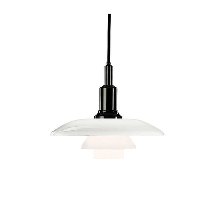Suspension Danoise en Verre Opalin – Style Scandinave