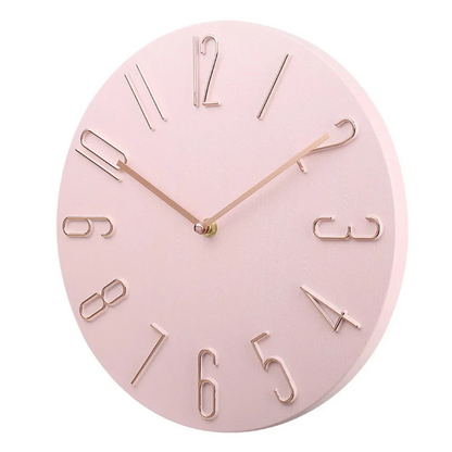 Horloge Murale Élégante Kiklos – Design Coloré et Silencieux pour une Déco Moderne