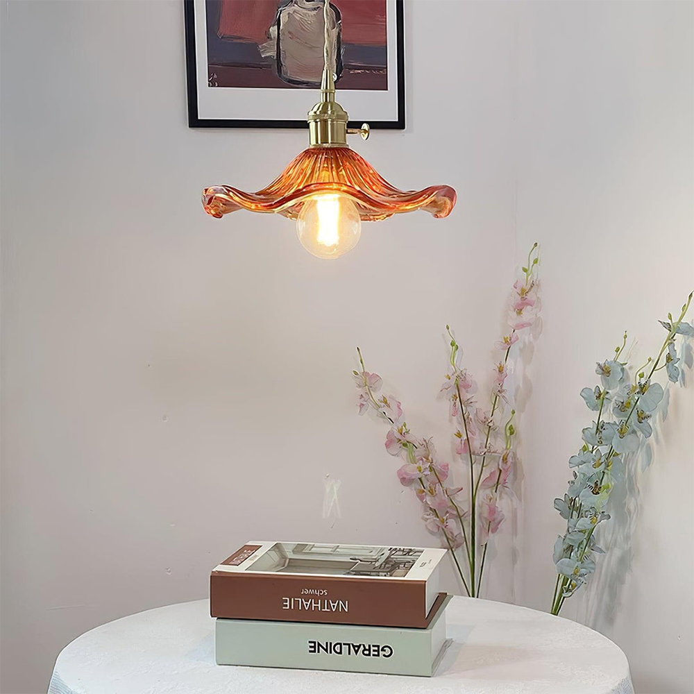 Lampe Fleur d'Hibiscus Élégante | Éclairage Tropical et Raffiné