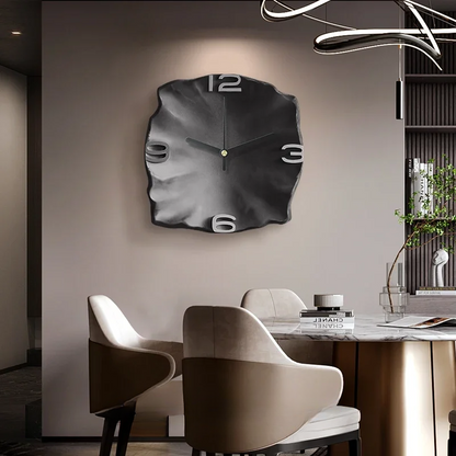 AbstractElegance – Horloge murale de luxe au design créatif en grès