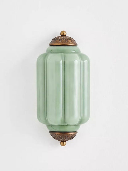 Applique Murale Vintage Verre Opalin Laiton Déco