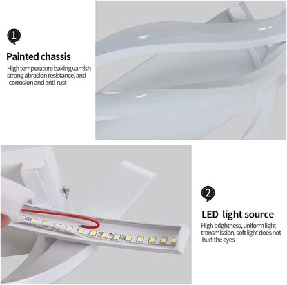 Applique Murale LED 22W Moderne Design en Spirale