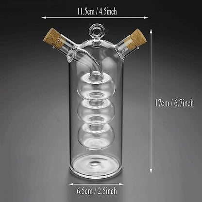 Distributeur Huile & Vinaigre Verre Borosilicate Nordique