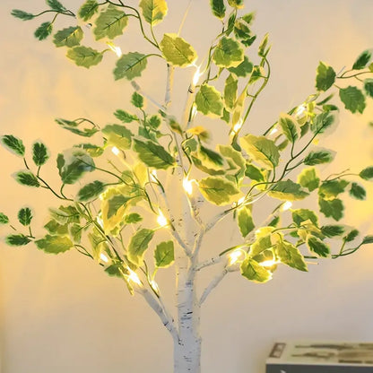 WarmGlow – Lampe de Nuit LED Arbre de Bouleau pour une Ambiance Enchantée