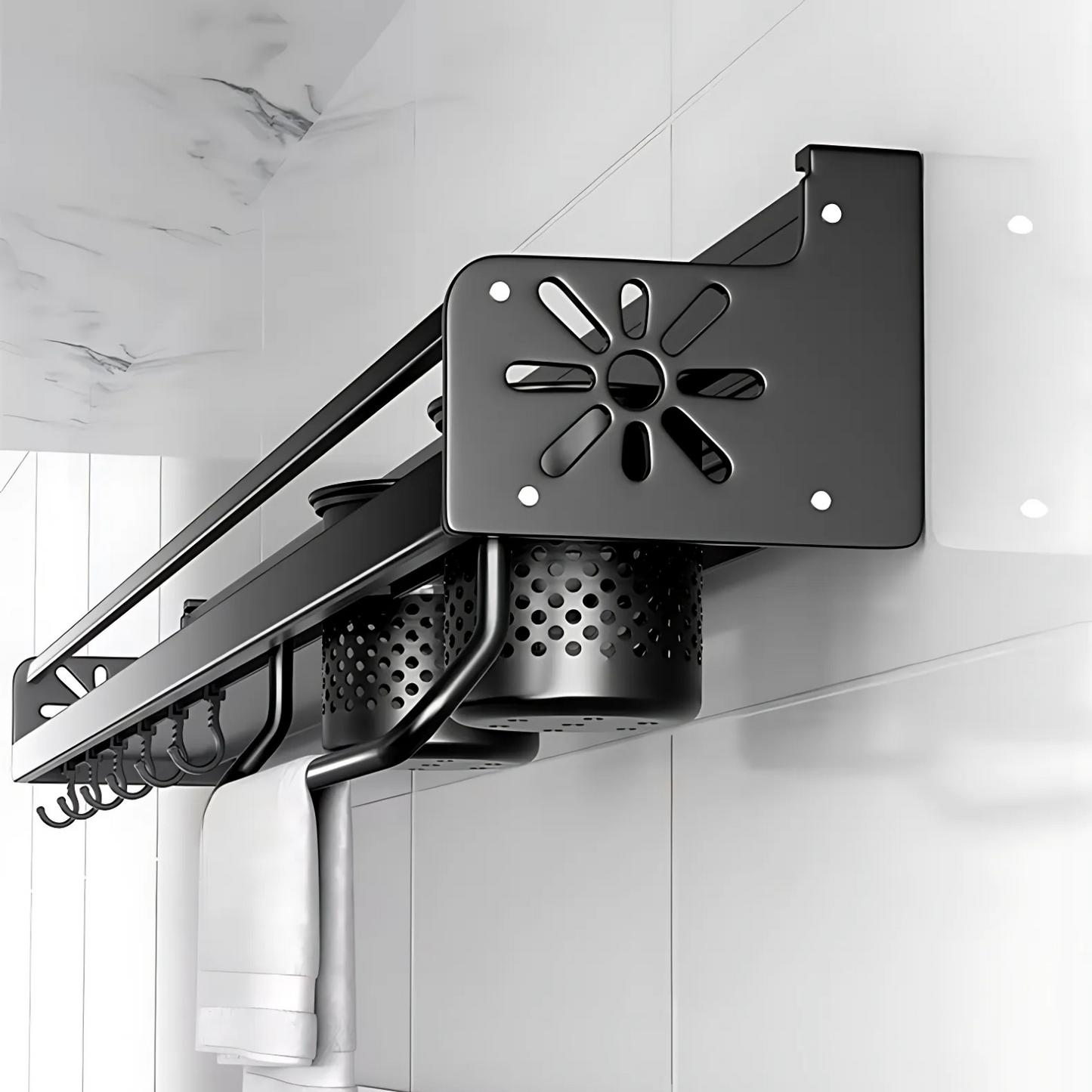 Égouttoir Vaisselle Mural, Rangement Cuisine Gain de Place