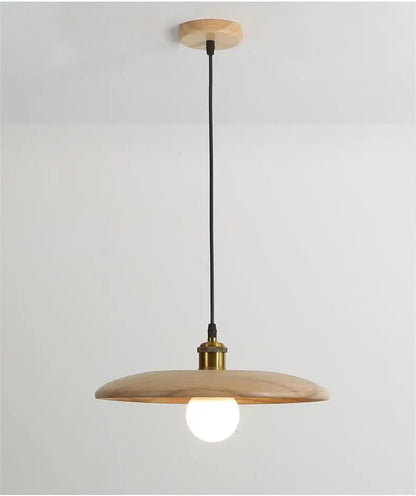 Dopwii Lampe de Plafond en Bois Fusion Artistique et Design Moderne