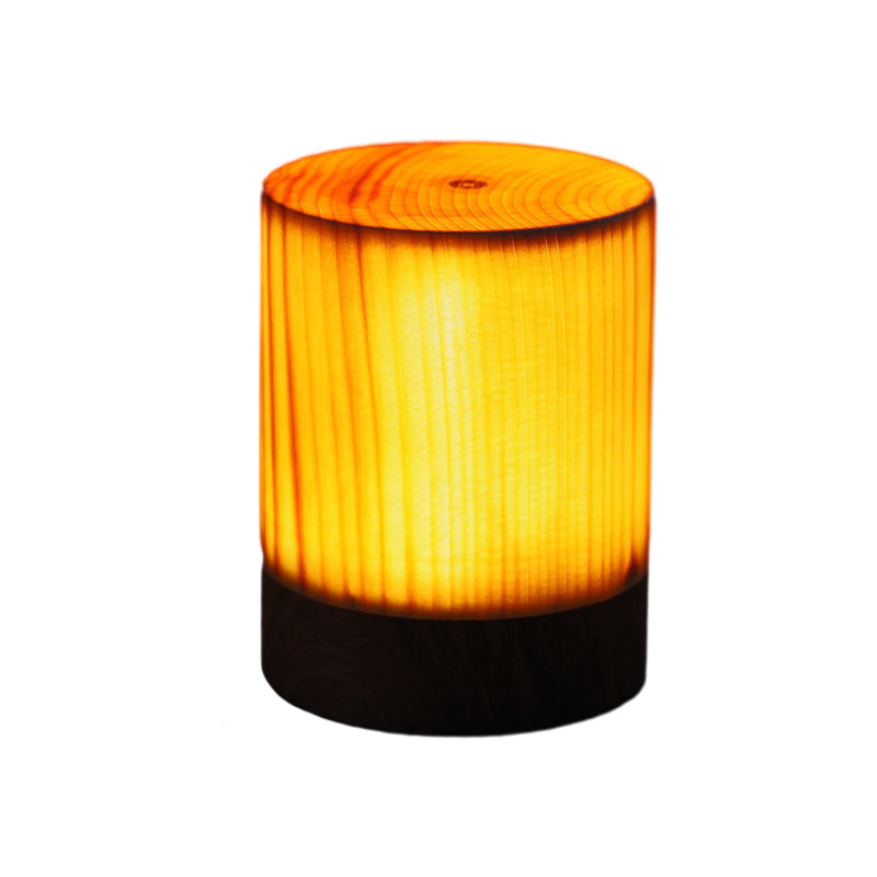 Lampe de Table Tactile LED Sans Fil en Bois Rechargeable