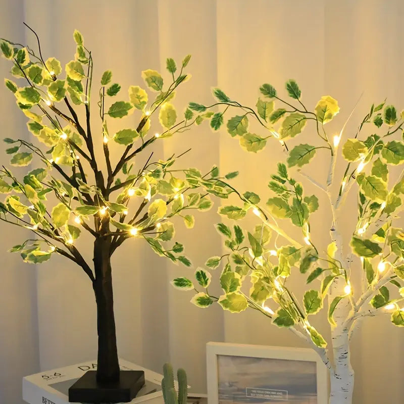 WarmGlow – Lampe de Nuit LED Arbre de Bouleau pour une Ambiance Enchantée