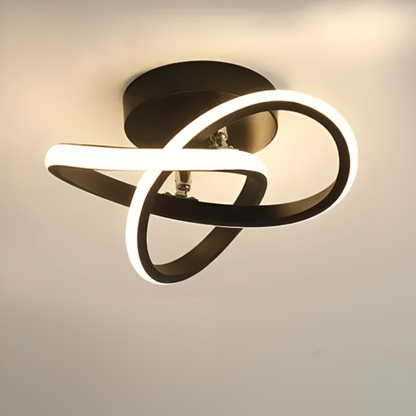 Lampe LED Moderne | Design Créatif à 2 Anneaux et Éclairage Stylé