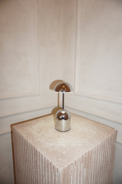 Lampe Sans Fil Edie, Métal Argent ou Or, Tactile