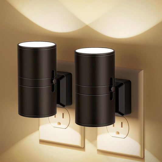 NightNova | Veilleuse LED Dimmable Plug-In | Luminosité Réglable pour Chambres et Couloirs