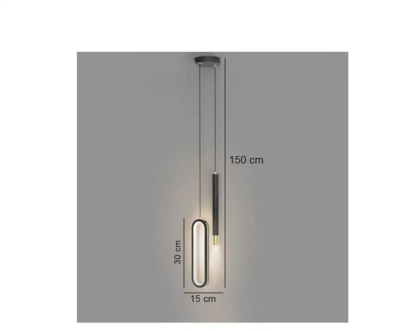 Lampe Suspendue LED Moderne avec Spot Pivotant