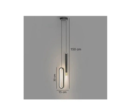 Lampe Suspendue LED Moderne avec Spot Pivotant