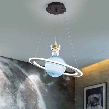 Suspension Enfant LED Design Planètes