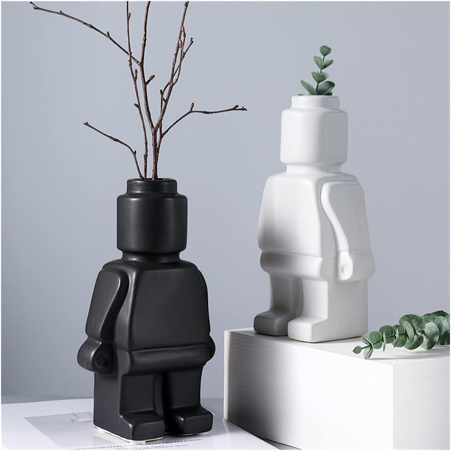 PixelGrow | Jardinière en Briques avec Robot Intégré