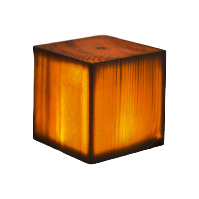 Lampe de Table Tactile LED Sans Fil en Bois Rechargeable