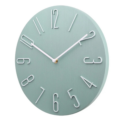 Horloge Murale Élégante Kiklos – Design Coloré et Silencieux pour une Déco Moderne