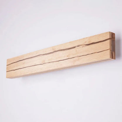 Applique Murale Fissurée en Bois – Design Naturel et Éclairage Moderne