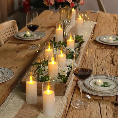 Flameless Acrylic Candle | Ensemble de 9 Bougies Sans Flamme en Acrylique